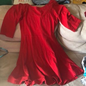 Red Express dress